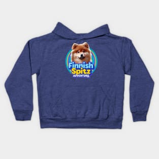 Finnish Spitz dog Kids Hoodie